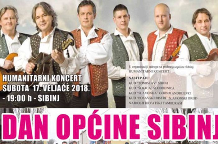 Humanitarni koncert u Sibinju uz Najbolje hrvatske tamburaše