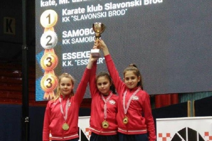 Dva zlata ua brodske karatašice i karataše na Prvenstvu Hrvatske