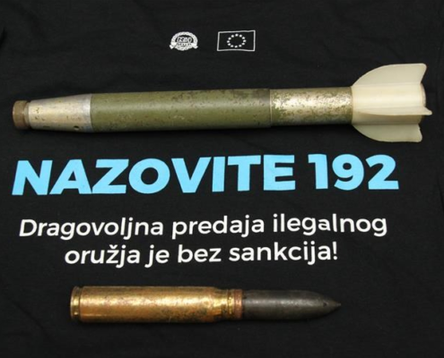 Pronašla minobacačku minu u blizini kuće