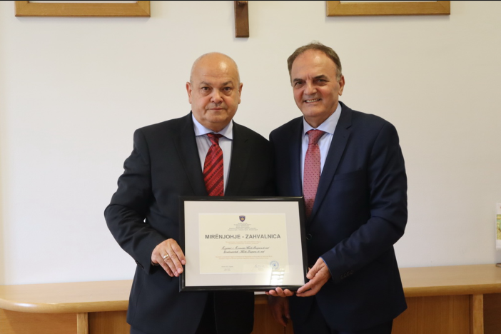 Zahvalnica za iskazanu pomoć stradalim građanima Kosova u prometnoj nesreći
