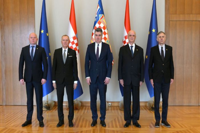 Generali Krešić i Kruljac kod vrhovnog zapovjednika