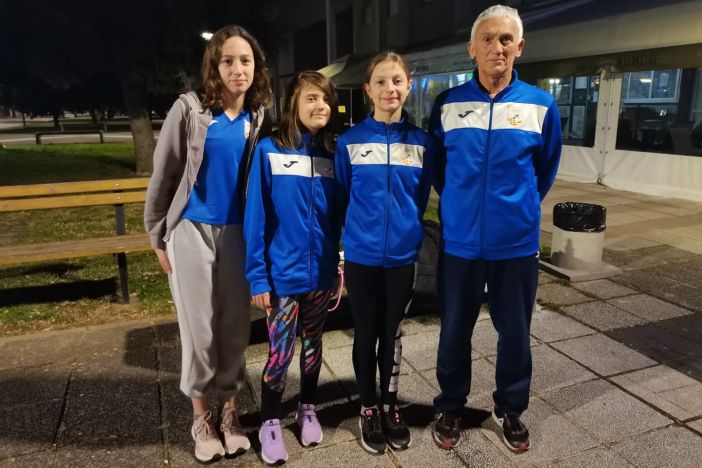 Lorena, Mihaela i Petra na Državnom prvenstvu u atletici za mlađe kadetkinje